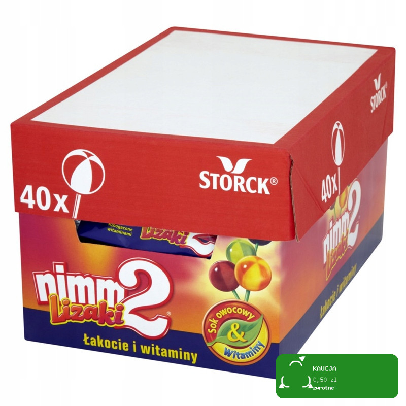 Lizaki Owocowe z Witaminami Nimm2 10g x 6 szt