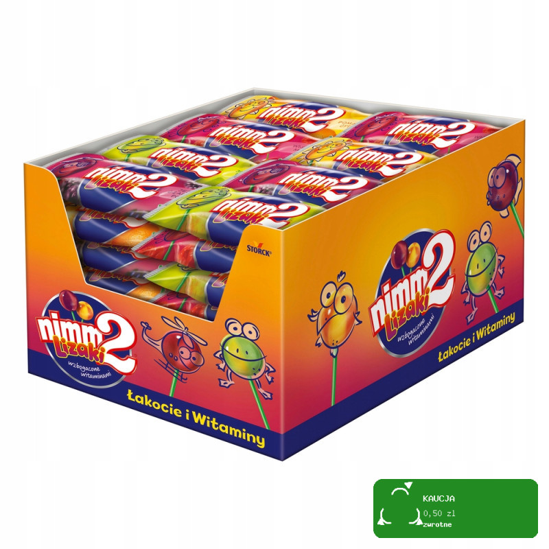 Lizaki Owocowe z Witaminami Nimm2 10g x 6 szt
