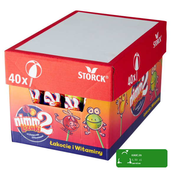 Lizaki Owocowe z Witaminami Nimm2 10g x 6 szt
