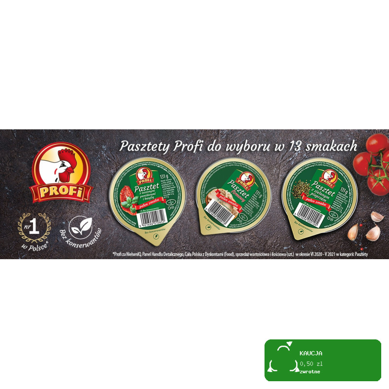 Pasztet wieprzowo-drobiowy Profi 250 g