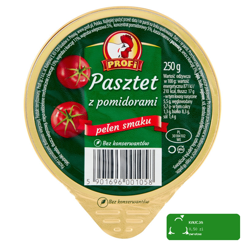 Pasztet wieprzowo-drobiowy Profi 250 g