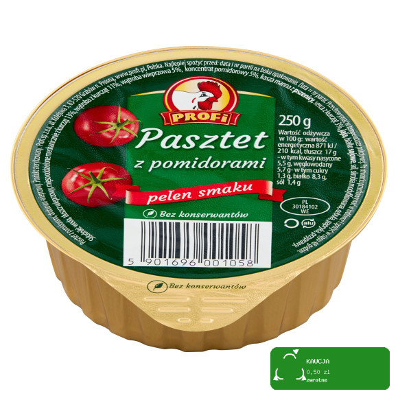 Pasztet wieprzowo-drobiowy Profi 250 g