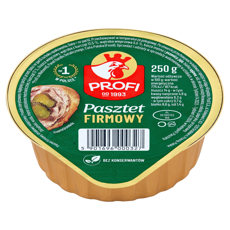 Pasztet wieprzowo-drobiowy Profi 250 g