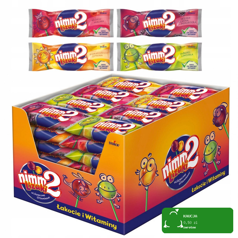 Lizaki Nimm2 Mix Smaków Owocowe Witaminy