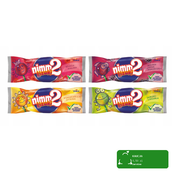 Lizaki Nimm2 Mix Smaków Owocowe Witaminy