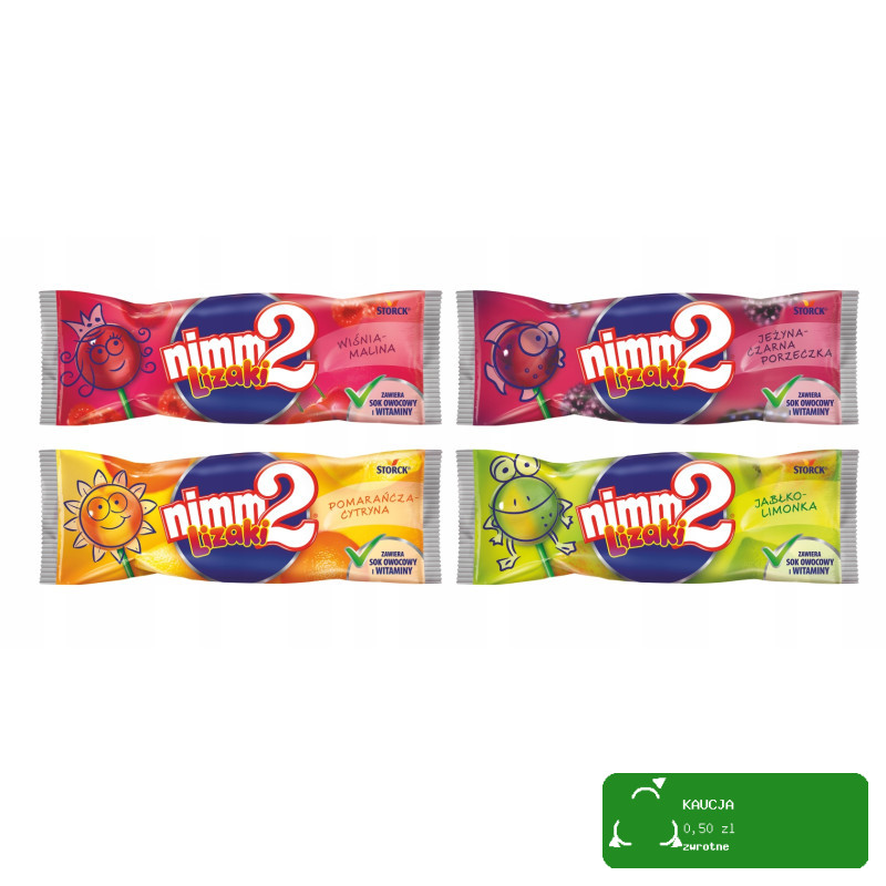 Lizaki Nimm2 Mix Smaków Owocowe Witaminy