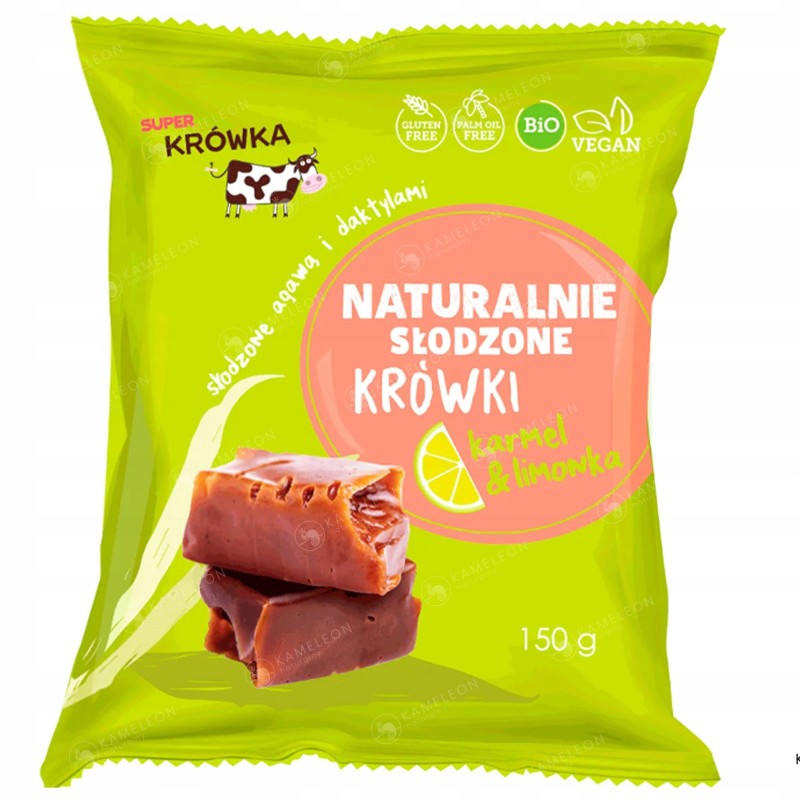 Super FUDGIO Eko vege KRÓWKI WEGAŃSKIE LIMONKA BEZ GLUTENU