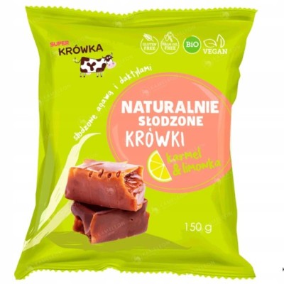 Super FUDGIO Eko vege KRÓWKI WEGAŃSKIE LIMONKA BEZ GLUTENU