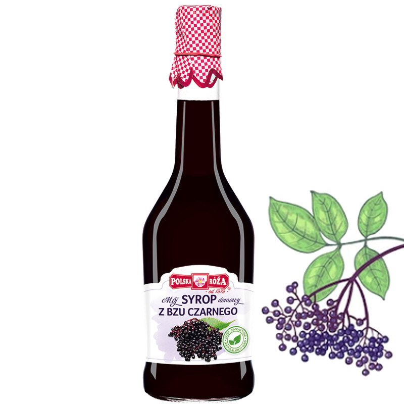 Polska Róża SYROP Z BZU CZARNEGO 500ml