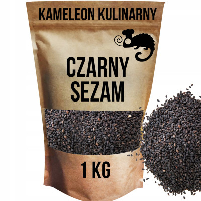 KAMELEON KULINARNY CZARNY SEZAM 1KG ziarno sezamu czarnego
