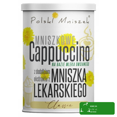 CAPPUCCINO MNISZKOWE CLASSIC 150g na bazie napoju owsianego Polski Mniszek