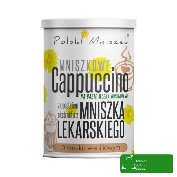 CAPPUCCINO MNISZKOWE o smaku WANILIOWYM wanilia 150g Polski Mniszek