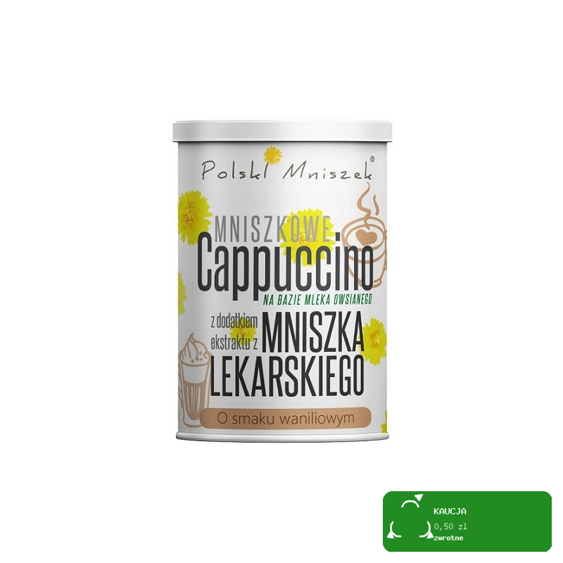 CAPPUCCINO MNISZKOWE o smaku WANILIOWYM wanilia 150g Polski Mniszek