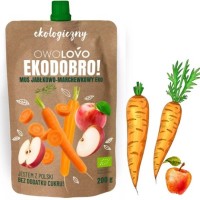 OWOLOVO EKODOBRO ekologiczny mus owocowy bez cukru JABŁKOWO