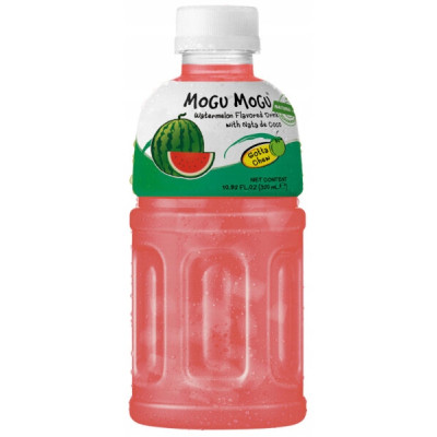 MOGU MOGU napój ARBUZ  kawałkami galaretki kokosowej 320ml KRÓTKA DATA