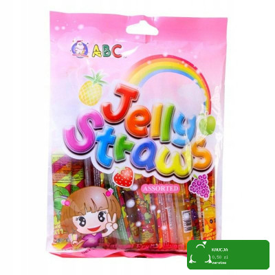 SPESHOW JELLY STRAWS BAG FUNNY HIPPO żelki owocowe galaretki 260g 13szt