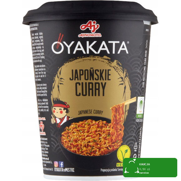OYAKATA kubek TASTE of ASIA danie makaron zupa RAMEN zestaw MIX 8 SMAKÓW