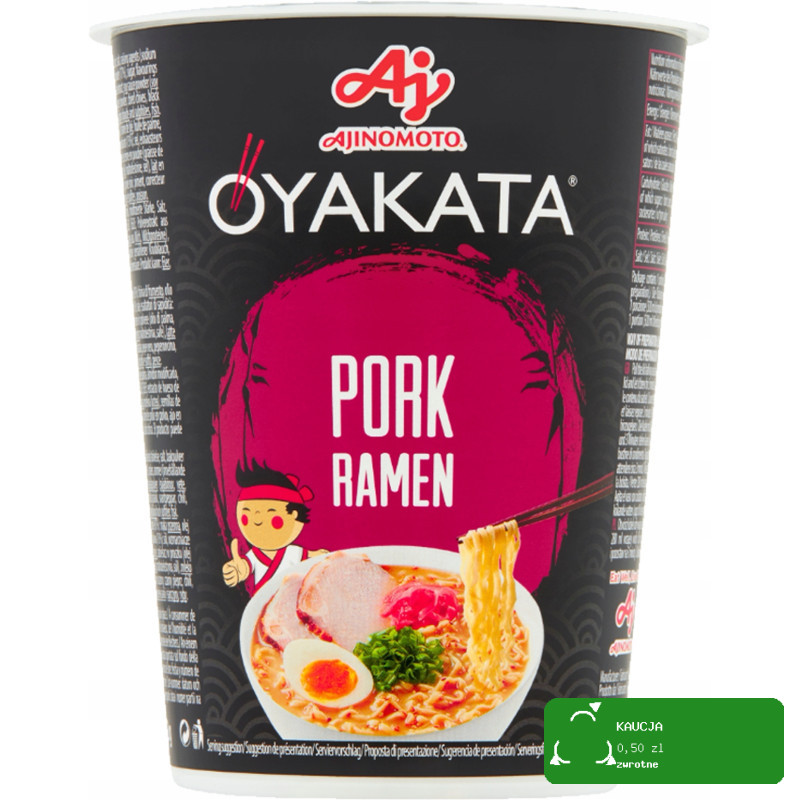 OYAKATA kubek TASTE of ASIA danie makaron zupa RAMEN zestaw MIX 8 SMAKÓW