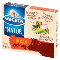 VEGETA KOSTKA ROSOŁOWA BULIONOWA ROSÓŁ WOŁOWY 60g PODRAVKA
