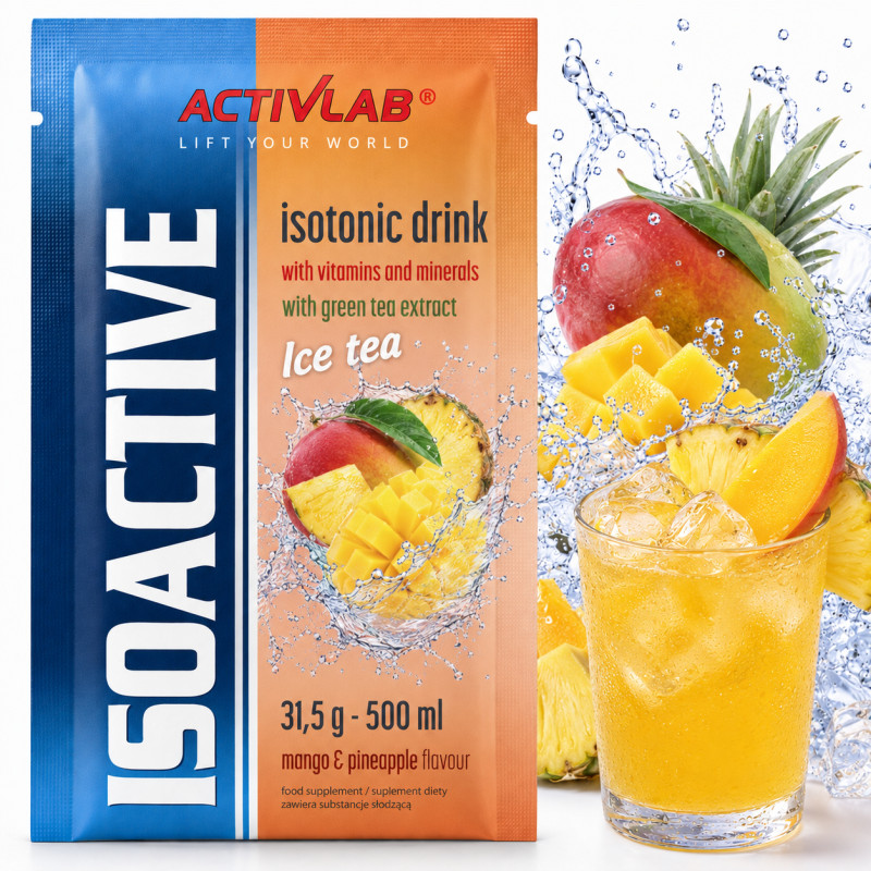 ISOACTIVE Izotonik MANGO ANANAS 31,5g 1 sztuka nr15