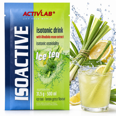 ISOACTIVE Izotonik ICE TEA LEMONGRASS  31,5g 1 sztuka  nr8