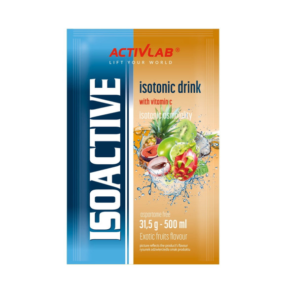 ISOACTIVE Izotonik OWOCE TROPIKALNE EXOTIC  31,5g 1 sztuka nr5