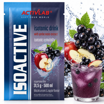 ISOACTIVE Izotonik CZARNA PORZECZKA 31,5g 1 sztuka nr4