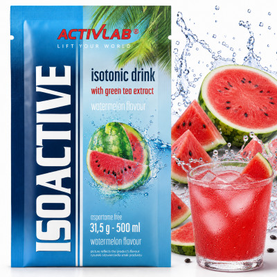 ISOACTIVE Izotonik ARBUZ Watermelon  31,5g 1 sztuka  nr2