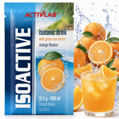 ISOACTIVE Izotonik POMARAŃCZA Orange  31,5g 1 sztuka nr6