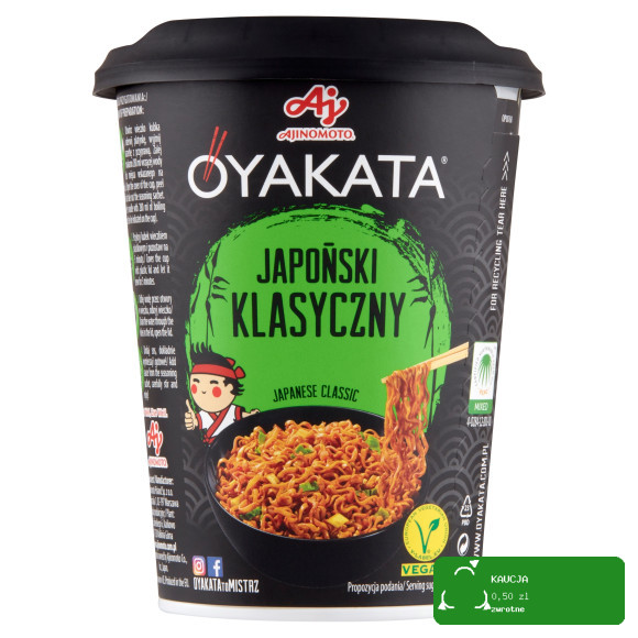 OYAKATA kubek TASTE of ASIA danie makaron JAPANESE JAPOŃSKI KLASYCZNY 93g