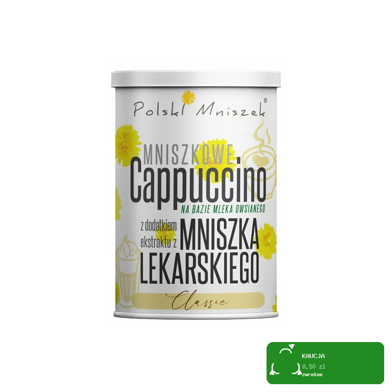 CAPPUCCINO MNISZKOWE CLASSIC 150g na bazie napoju owsianego Polski Mniszek