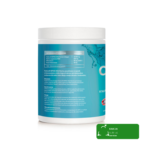 Wish KOLAGEN niskocząsteczkowy Wildmarine 10000MG SKÓRA WŁOSY 400G