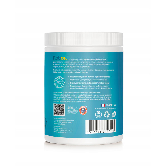 Wish KOLAGEN niskocząsteczkowy Wildmarine 10000MG SKÓRA WŁOSY 400G