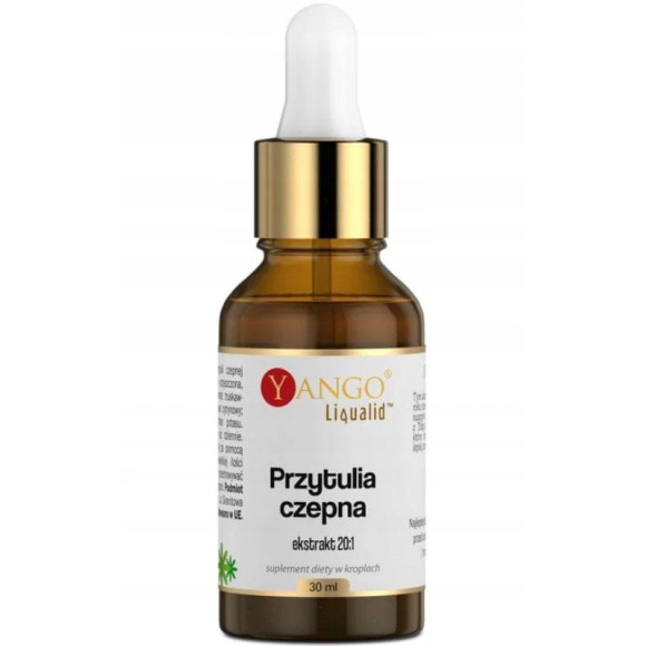 Yango PRZYTULIA CZEPNA 20:1 EKSTRAKT 30ml wsparcie OBRZĘKI LIMFATYCZNE