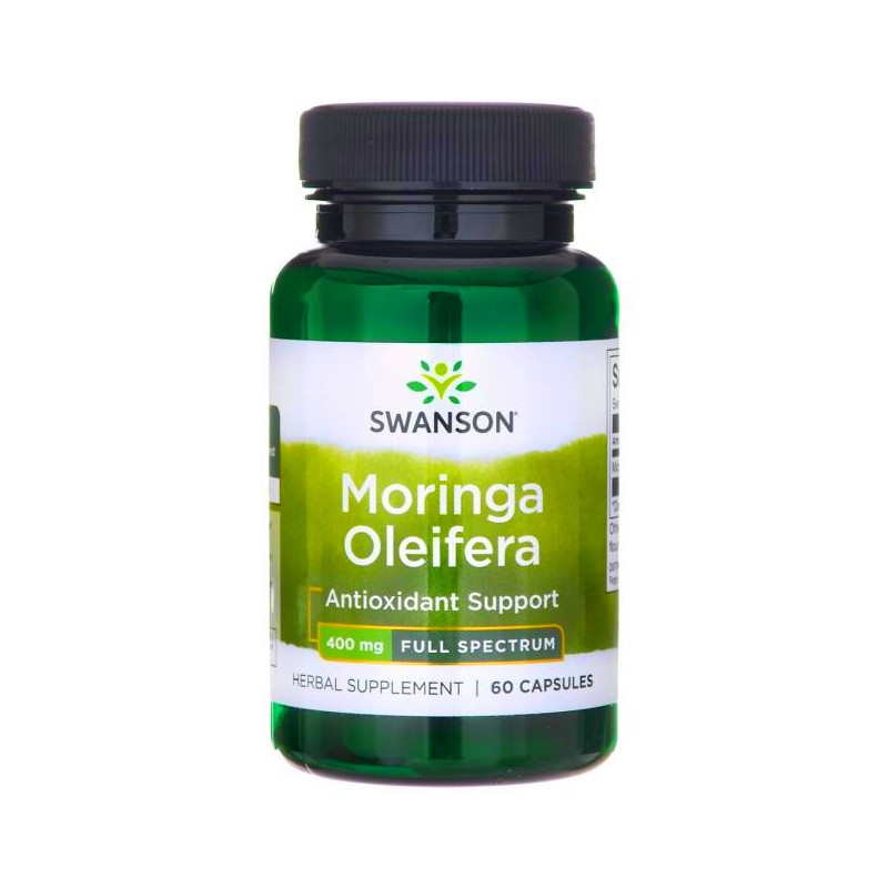 Swanson MORINGA OLEIFERA 400mg 60kaps wsparcie ODPORNOŚĆ KONDYCJA SKÓRY