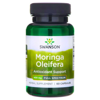 Swanson MORINGA OLEIFERA 400mg 60kaps wsparcie ODPORNOŚĆ KONDYCJA SKÓRY