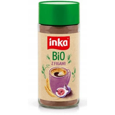 INKA kawa zbożowa BIO FIGOWA 100g naturalna z figą słoik bez kofeiny cukru