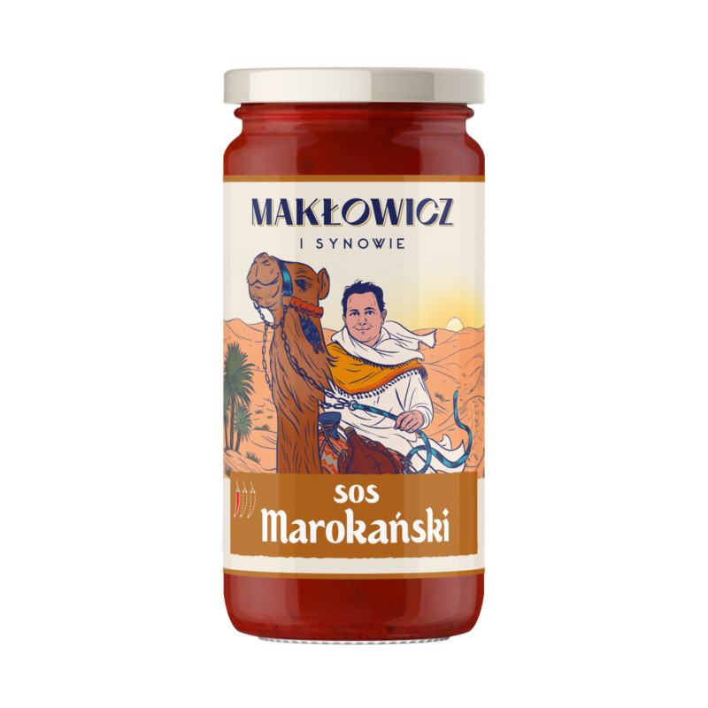 Makłowicz SOS MAROKAŃSKI Pomidorowy Przyprawy Chili Pieprz Cayenne 400g nr3