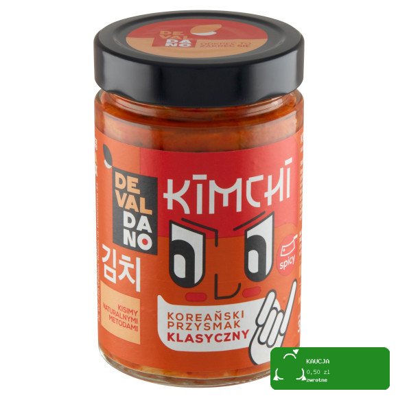 DEVALDANO - KIMCHI ostre 300g (czerwone)