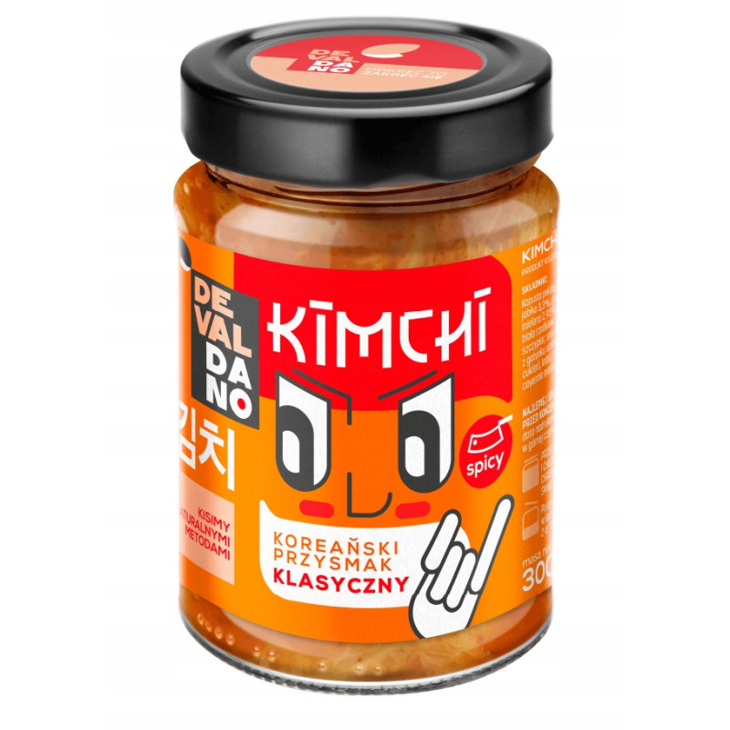 DEVALDANO - KIMCHI ostre 300g (czerwone)