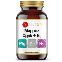 Yango MAGNEZ + CYNK + B6 635mg 90 kapsułek