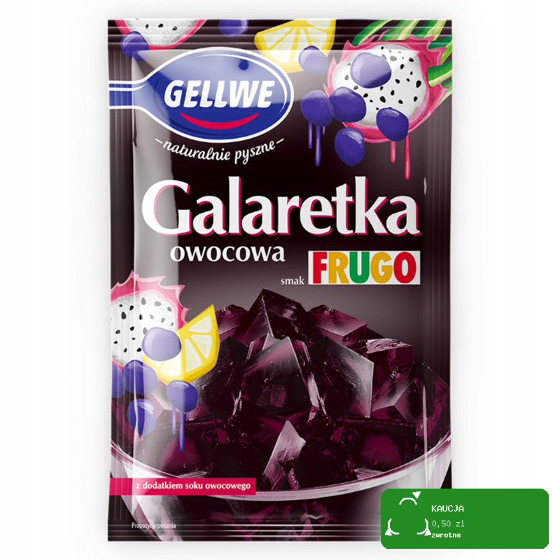 GELLWE - GALARETKA - FRUGO CZARNE 72g