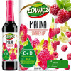 SYROP owocowy MALINA Z KWIATEM LIPY LIPĄ LIPA z wit C D 400ml 0,4L ŁOWICZ