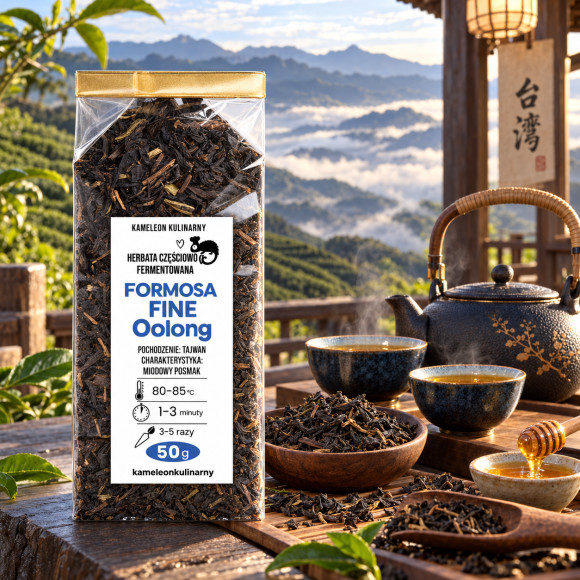 KAMELEON KULINARNY HERBATA częściowo fermentowana FORMOSA FINE OOLONG