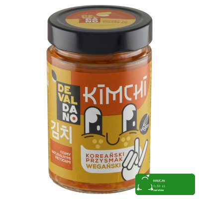 DEVALDANO - KIMCHI wegańskie 300g (pomarańczowe)