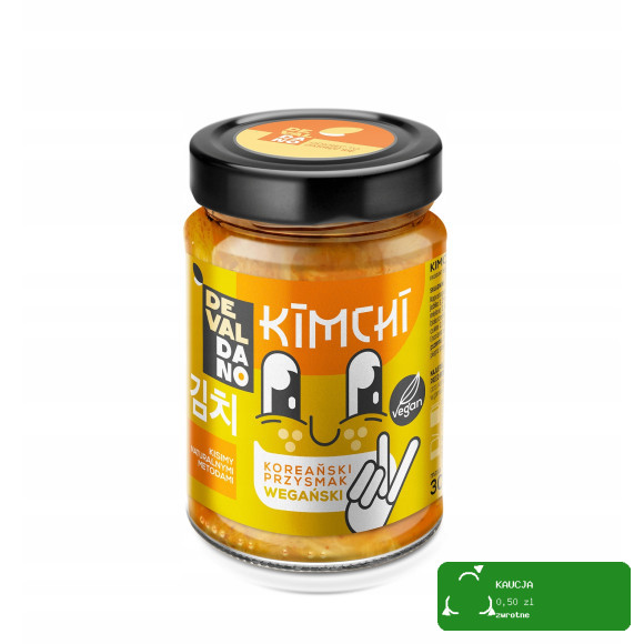 DEVALDANO - KIMCHI wegańskie 300g (pomarańczowe)