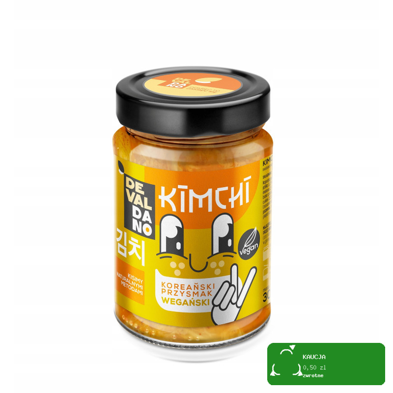 DEVALDANO - KIMCHI wegańskie 300g (pomarańczowe)