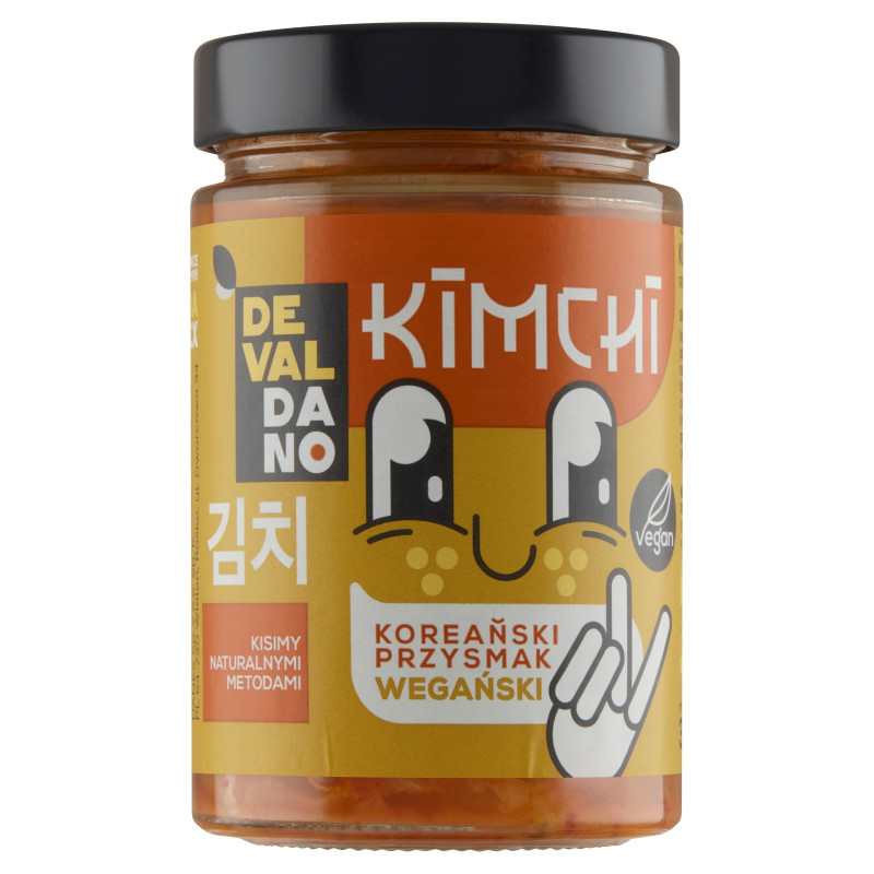 DEVALDANO - KIMCHI wegańskie 300g (pomarańczowe)