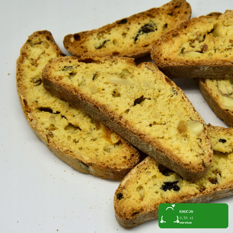 CANTUCCINI ciasteczka kruche ciastka RZEMIEŚLNICZE 30g KAMELEON KULINARNY