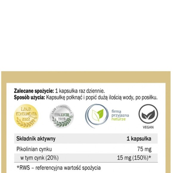 Yango CYNK FORMA ORGANICZNA wsparcie ODPORNOŚĆ PŁODNOŚĆ